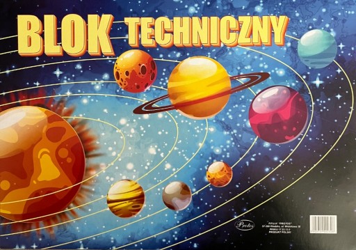 SDM Blok techniczny biały A3