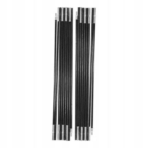 2SZT PAŁĄKI PAŁĄK DO NAMIOTU FI 8MM 58CM 9SEKCJI