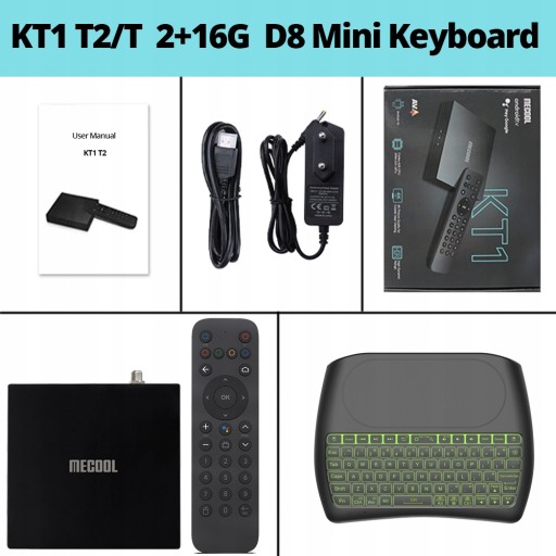 Hot sales MECOOL KT1 Android TV 10 DVB Tuner Receiver DVB-T2