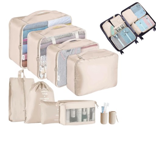 TRAVEL ORGANIZERS SUITCASES STORAGE BAGS SUITCASE PACKING SET WATERPROOF