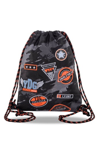 Worek uniwersalny Coolpack Sprint, Badges Black