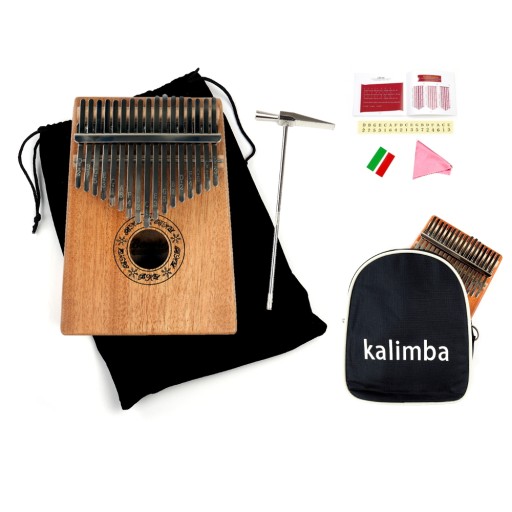 KALIMBA INSTRUMENT PIANINO ZANZA MBIRA + POKROWIEC