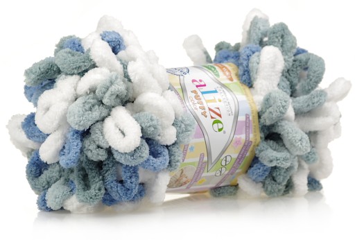 WŁÓCZKA ALIZE PUFFY COLOR - NR 6075