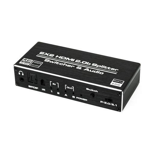 MATRIX HDMI 2.0 2x2 SWITCH SPLITER DOLBY ATMOS 7.1