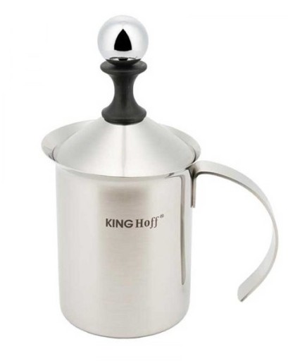 SPIENIACZ DO MLEKA RĘCZNY 800ML STAL KINGHOFF 3126