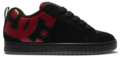 buty DC Court Graffik - BEP/Black/Red Print