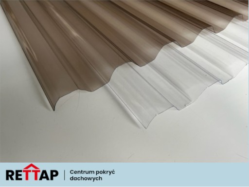 Poliwęglan Trapez Trapezowy 1,075x3,0m bezbarwny