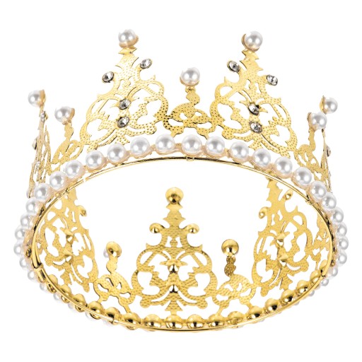 Fondantowa tiara rekwizyt do tortu Rhinestone TIARA VINTAGE