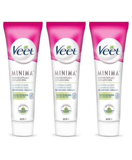 VEET krem depilacja SKÓRA SUCHA zestaw 3 szt.