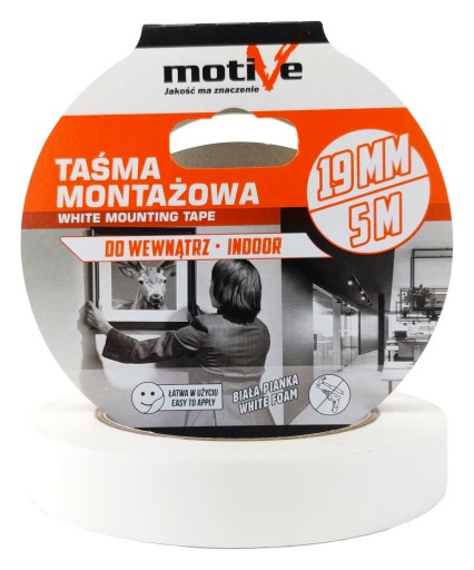 TAŚMA SAMOPRZYLEPNA 2 STRONNA PIANKOWA GRUBA MOCNA