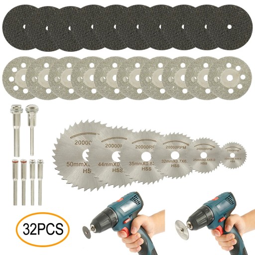 Typ 5-32 sztuk stylu Narzędzia do drewna do Dremel Mini