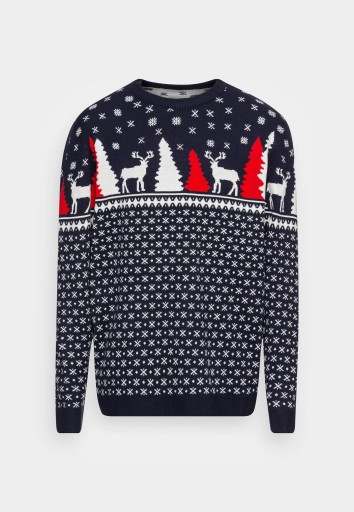 SWETER MĘSKI ŚWIĄTECZNY DENIM PROJECT 5XL