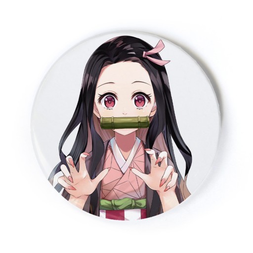 Przypinka anime Demon Slayer Nezuko 58 mm