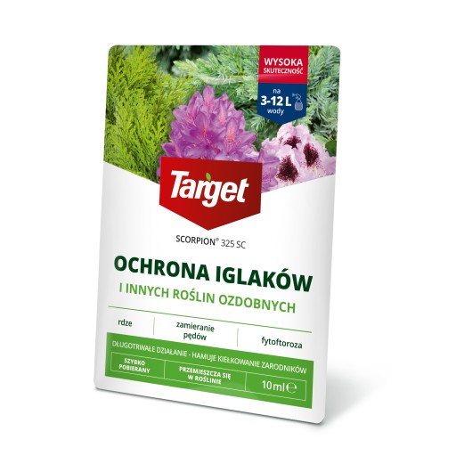 TARGET SCORPION 325 SC OCHRONA IGLAKÓW ROŚLIN OZDOBNYCH FYTOFTOROZA 10 ML