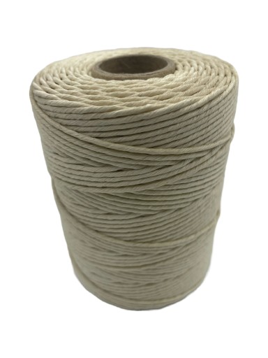 Nici 100% Len białe nabłyszczane dratwa 150x10 1.50mm 170mb 250g