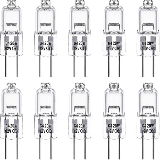 G4 Halogen Light Bulbs, 12v 20w Halogen Pin Base