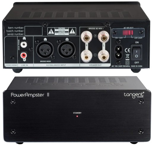 WZMACNIACZ KOŃCÓWKA MOCY STEREO DUŻA MOC 100 W POWER AMPSTER II