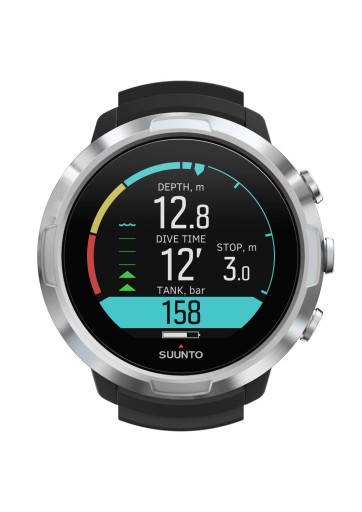 Suunto Dive D5 komputer nurkowy, czarny/srebrny