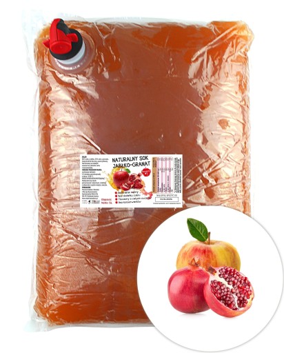 SOK JABŁKO GRANAT TŁOCZONY 100% NFC 5L ŚWIEŻY