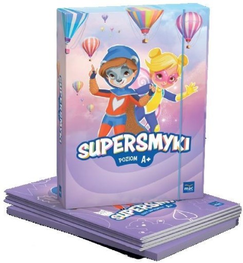 SUPERSMYKI. POZIOM A+ CZTEROLATEK PAKIET