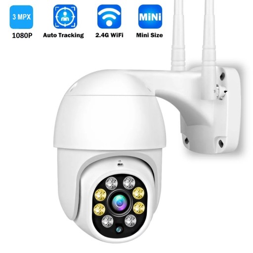 Kamera zew WiFi 1080P IR Full HD sensor ruchu+32GB