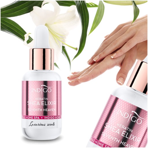 Oliwka Do Skórek z Keratyną Regeneruje Seventh Heaven Keratin 8ml Indigo