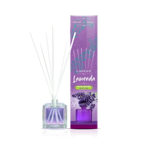 PACHNĄCA LAWENDA 50ml DYFUZOR patyczki zapachowe