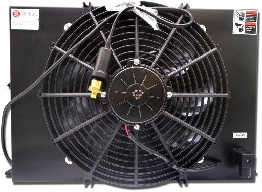 CHŁODNICA OLEJU HYDRAULICZNEGO 250 l/min DC 24V