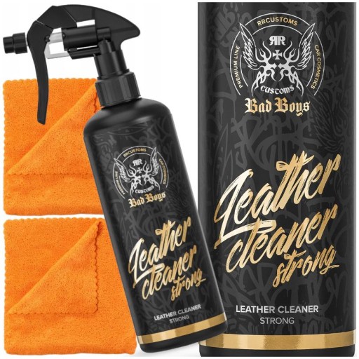 RR CUSTOMS RRC BAD BOYS LEATHER CLEANER STRONG ZESTAW DO SKÓR