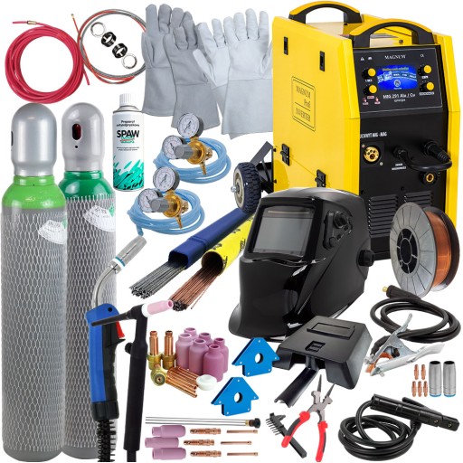 Spawarka Magnum Synergia LCD MIG MAG 280A zestaw