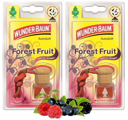 WUNDER BAUM BOTTLE ZAPACH DO AUTA OWOCE LEŚNE