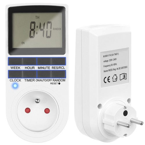 Programator Czasowy Włącznik Wyłącznik LCD Timer