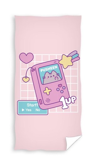 PUSHEEN RĘCZNIK Kąpielowy Plażowy Dziecięcy BASEN WAKACJE 140 x 70 cm