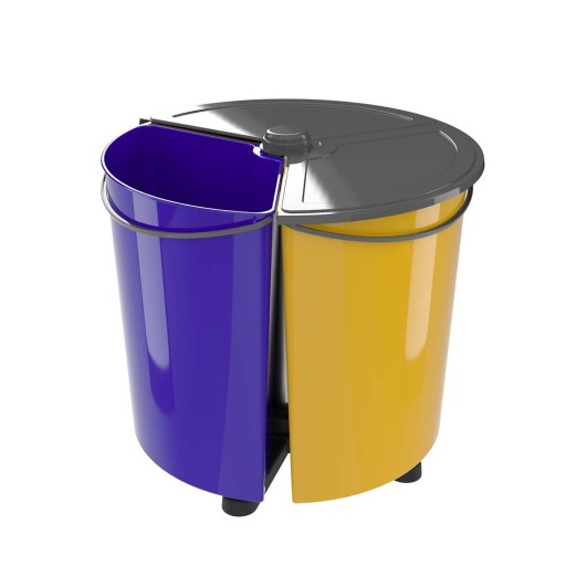 Kosz obrotowy Ecobin Plus 35l na segregację