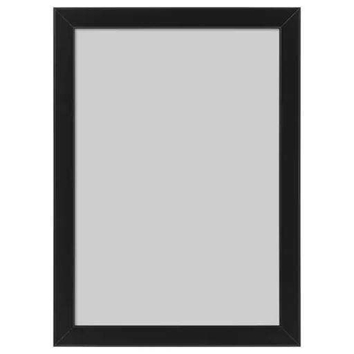 RAMKA NA ZDJĘCIA ZDJĘCIE CZARNA 21x30 A4 IKEA FISKBO