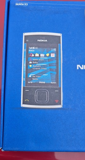 Nokia x3-00 100% NOWY Oryginał Telefon komórkowy Bez sim loka JEDYNY Taki
