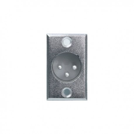 Proel XLR3MP XLR 3-pin gniazdo montażowe aluminium
