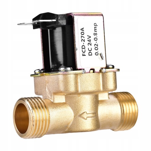 ELEKTROZAWÓR 1/2 ZAWOR ELEKTROMAGNETYCZ 24V