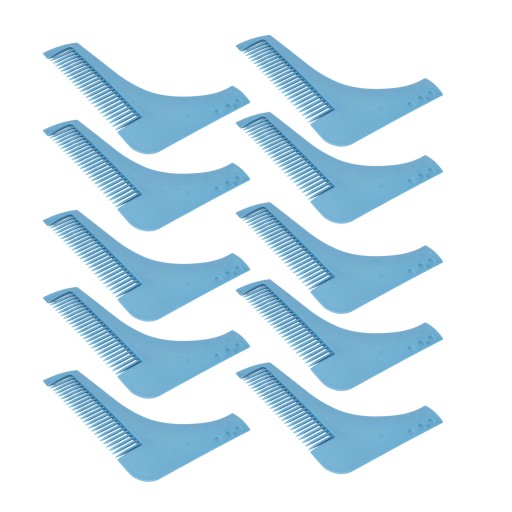 10pcs beard shaper template L shape for styling and preventing static