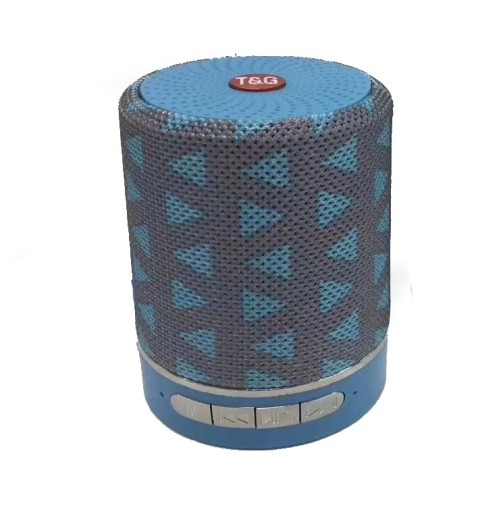 Szary Głośnik Bluetooth Bezprzewodowy Radio FM AUX Czytnik Kart SD TG 511