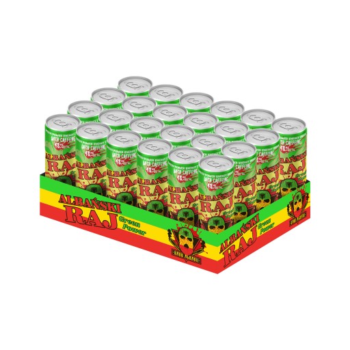 Napój energetyzujący ALBAŃSKI RAJ ENERGY DRINK 250 ml 24 szt. energetyk