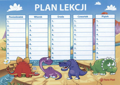 Naklejka Elektrostatyczna Plan Lekcji