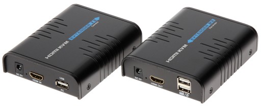 Extender transmiter HDMI + USB po skrętce UTP 100m