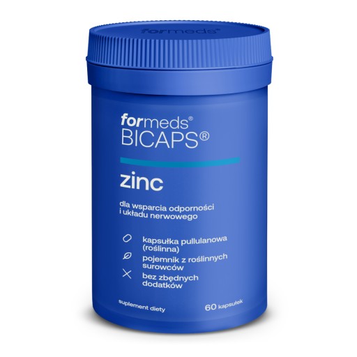 Formeds Bicaps Zinc Cytrynian Cynku + miedź 60kaps