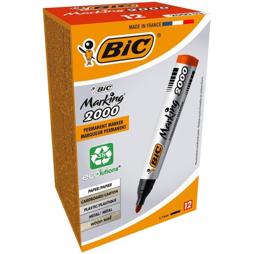 BiC Marking 2000 Marker Permanentny czerwony A'12