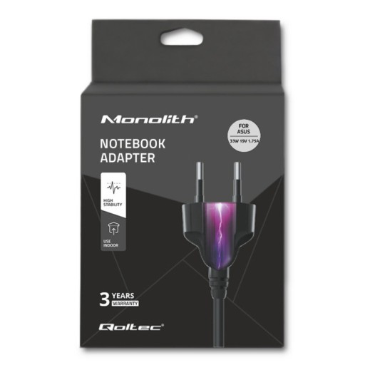QOLTEC MONOLITH NOTEBOOK ADAPTER Super Ładowarka
