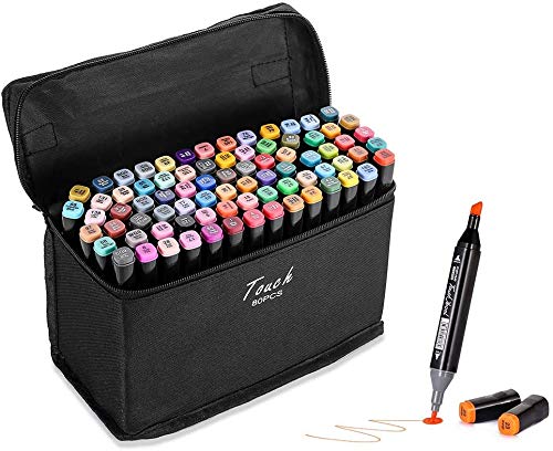MARKERY ALKOHOLOWE TOUCH ZESTAW PRO 100 TORBA ETUI