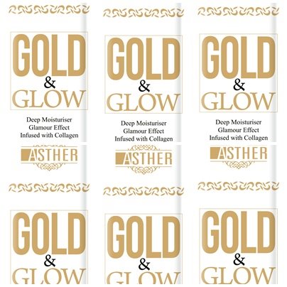 Kosmetyki do opalania Asther Gold 15 sztuk