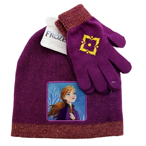Zestaw zimowy dziecięcy Czapka zimowa rękawiczki Kraina Lodu Frozen Disney