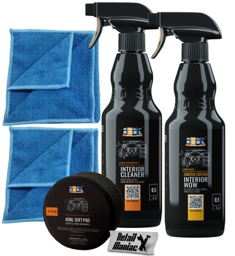 ADBL Zestaw INTERIOR CLEANER + WOW DRESSING 500ML